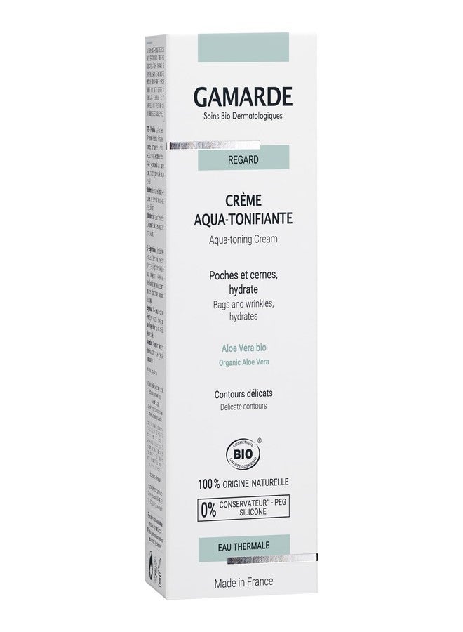 غامارد كريم غامارد أكوا-تونيفاينغ - كريم مضاد للشيخوخة للعينين، يقلل الانتفاخ والهالات السوداء - حمض الهيالورونيك والصبار يعيدان الترطيب - 0.7 أونصة - Image 4